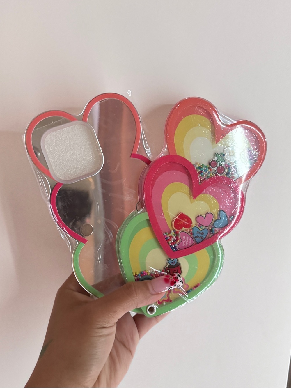 Rainbow Heart shape iPhone 14 Pro